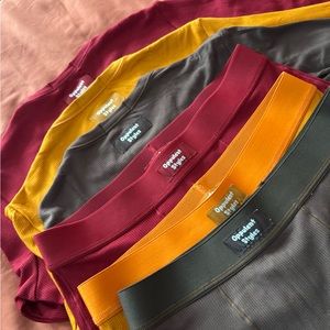 Opulent Styles Ribbed Tops Set
These sets are separate.  Top and bottom